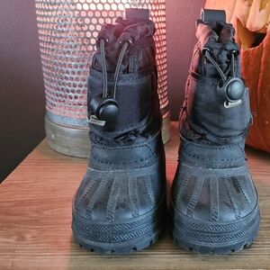 Kids Black Winter Boots - Great Condition